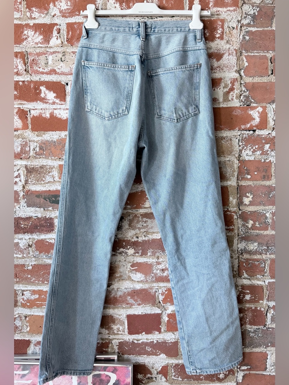 Agolde Pinch Waist High Rise Kick Jeans in Riptide - Picture 11 of 13